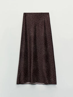 Атласная юбка миди ZR2604013505-257 / Zarina фото 7