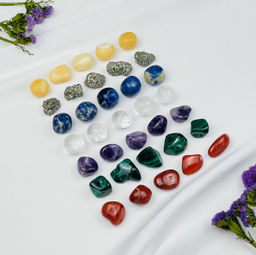 Набор миниралов 7 чакр - Радуга самоцветов фото 3