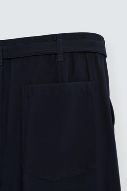 RELAXED FIT TROUSERS WITH BELT - Zara фото 11