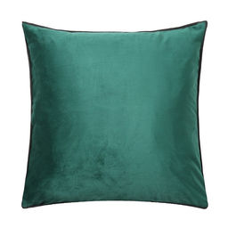 Наволочка декоративная Этель Кант, 45х45, цвет изумрудный, велюр (100% пэ)  фото 6