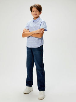 ACOOLA / Сорочка верхняя детская для мальчиков Laval набивка  фото 6