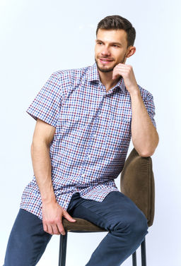 Рубашка 23-08-НТ-02 - Nicolo angi фото 3