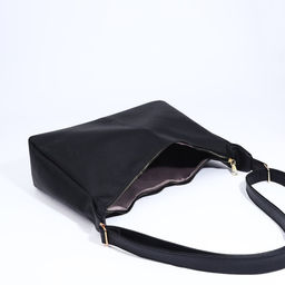 Сумка-мешок на молнии, цвет чёрный - Simaland фото 4