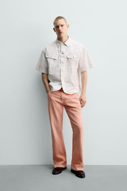 JEANS FLARE FIT / Rosa