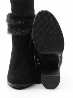 1686-1461MB-1 BLACK Сапоги зимние женские (натуральная замша, натуральный мех (еврозима)) - No name фото 14