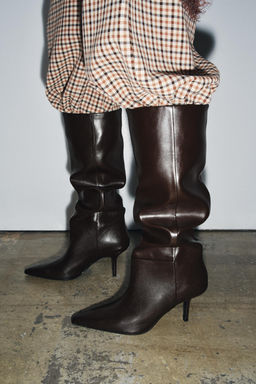 POINTED HIGH-HEEL BOOTS
