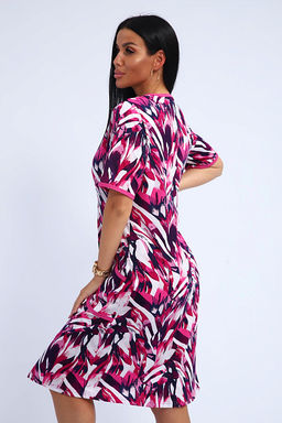 Халат женский на молнии с карманами (01057, синий) - Плиона фото 31