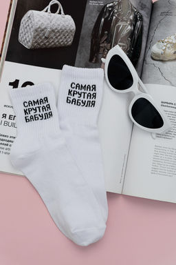 Носки женские Крутая бабуля (набор 3 пары)