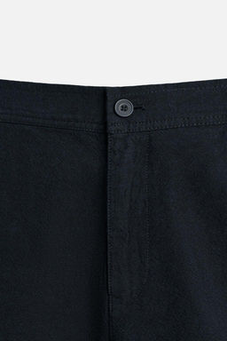 COTTON/LINEN BERMUDA SHORTS - Zara фото 19