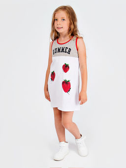 Сарафан Elnin Клубничка для девочки