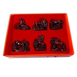 Лошадь символ 2026 года уп-6шт символ силы, мощи, достижения цели и победы 4см-4,5см