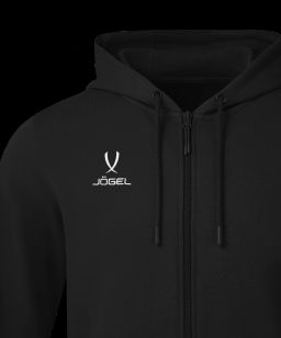 Худи на молнии JOGEL ESSENTIAL Cotton FZ Hoodie, черный, детский  фото 4