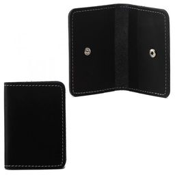 Обложка пропуск/карточка/проездной Croco-фк-1002 натуральная кожа черный шора (1000) 218750