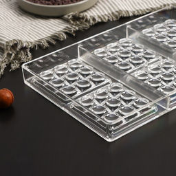 Форма для шоколада и конфет KONFINETTA Поп-ит, пластик, 6 ячеек 7?7 см, 27.5?17.5?2.5 см, прозрачная  фото 3