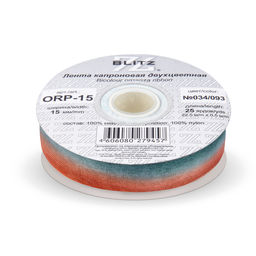 Лента капроновая 15 мм ( 5/8 ) BLITZ ORP-15 двухцветная 22.5 м  0.5 м