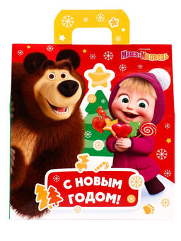Сладкий новогодний подарок Маша и Медведь!, 470 г - Simaland фото 4