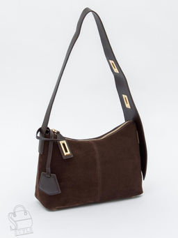 Сумка женская кожаная 1110M coffee Polina&Eiterou