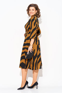 Платье Liliana 1418Н-Р карамель+черный  фото 8