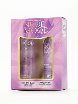 Подарочный набор NUDE MOOD, гель для душа 250 мл и крем для тела 200 мл, аромат сирени и лаванды, URAL LAB фото 11