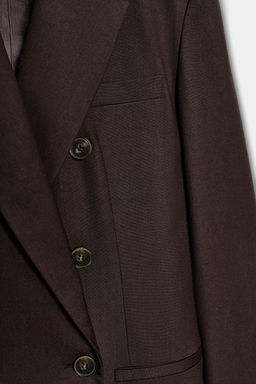 DOUBLE-BREASTED BLAZER WITH SHOULDER PADS - Zara фото 21