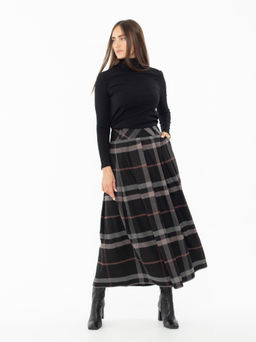 юбка, расклешенная от пояса к низу, с обтачным поясом на шлевках - Трика фото 3