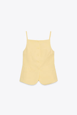 BUTTONED WAISTCOAT TOP - Zara фото 8