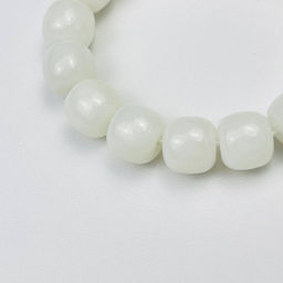 Браслет из белого Нефрита 19 см
