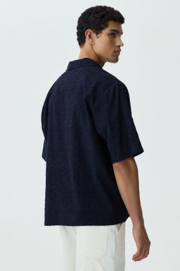 Camisa resort con textura Relaxed Fit - H&m фото 7
