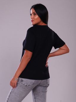 РАСПРОДАЖА Футболка жен.О-образный вырез_черный - Ihomelux фото 3