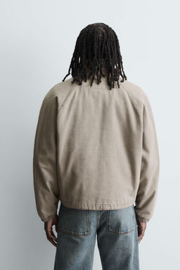 CONTRAST COLLAR PADDED JACKET - Zara фото 2