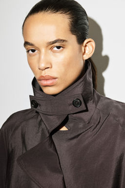 VESTIDO MIDI UTILITY ESTILO TRENCH - H&m фото 8
