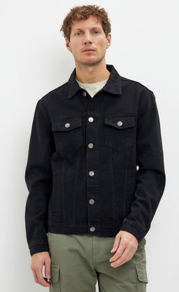 Куртка джинс P011-1336Rus black