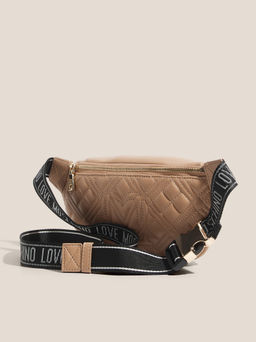 Женская поясная сумка LOVE MOSCHINO QUILTED BAG Артикул 4643908, темно-бежевый  фото 3