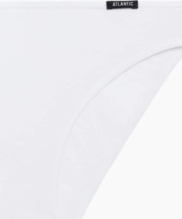 ATLANTIC 3BLP-602 Трусы спорт Basic - набор 3 шт. белый  фото 5