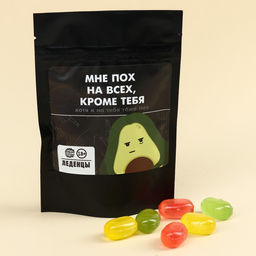 Леденцы Кроме тебя с соком, вкус: ассорти, 70 г.