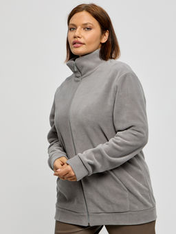 Толстовка женская из флиса Скарлет светло-серый - Амадэль фото 8