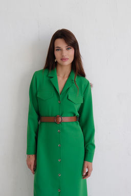 Платье-рубашка с английским воротником - Martichelli фото 152