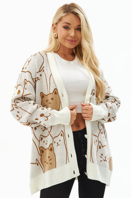 Женский удлиненный кардиган оверсайз Happyfox - Happy fox фото 2