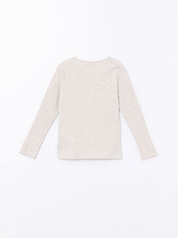 Bisiklet Yaka K?z ?ocuk Ti??rt - Waikiki фото 3