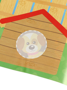 Цена за 3 шт. Книжка с наклейками "Домашние животные", 16 стр