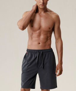 ATLANTIC NMB-039 Домашние шорты мужские Plain графитовый