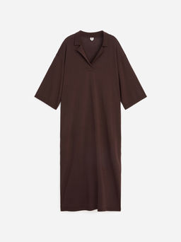 Vestido relajado de punto fino