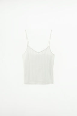 POINTELLE LACE TOP - Zara фото 5