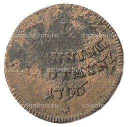 Монета 1 пфенниг 1796 года Германские государства  Аусбург