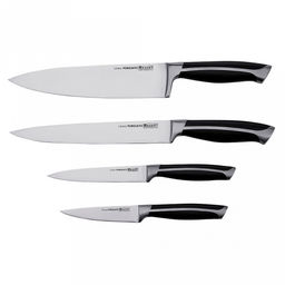 Нож поварской разделочный Linea FORGIATO 20см из нержавеющей стали, ширина 7см, длина 33см, толщина лезвия 2,5мм, кованная ручка с АБС пластиком, ПВХ чехол-подвес, Regent (Китай) - Домашняя мода фото 3