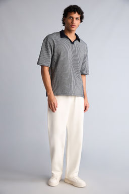 Pamuklu Dokulu Boxy Fit Polo Ti__rt - Defacto фото 2