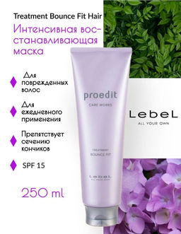 Маска для волос PROEDIT HAIR TREATMENT BOUNCE FIT PLUS, 250 мл мл.