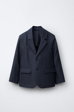 BLAZER TRAJE CON ALGOD?N Y LINO / Marino