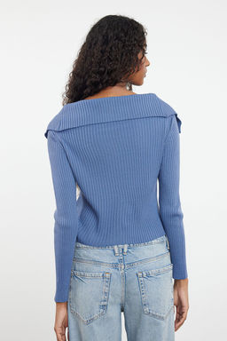 Mavi Devrik Yaka Triko H?rka TWOAW24HI00284