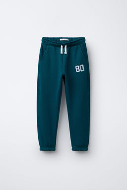 PANTAL?N FELPA JOGGING N?MERO / Botella - Zara фото 2